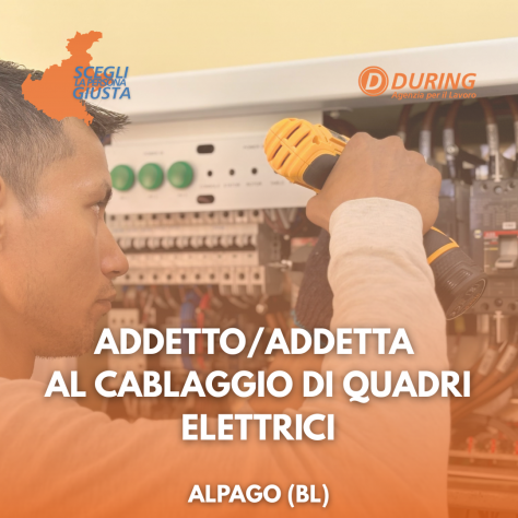ADDETTO/ADDETTA AL CABLAGGIO DI QUADRI ELETTRICI