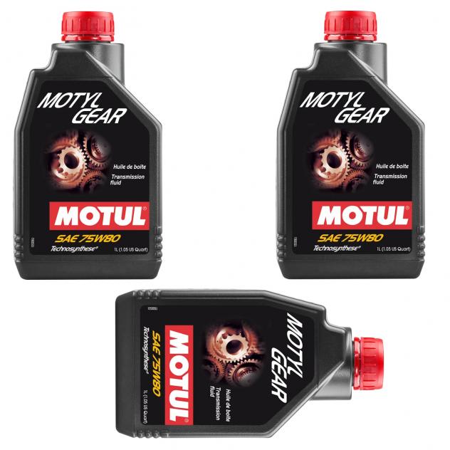 3 LT Olio per cambi e trasmissioni manuali 75W80 con tecnologia Technosynthese. Garantisce protezione, fluidità e prestazioni ottimali anche a basse t