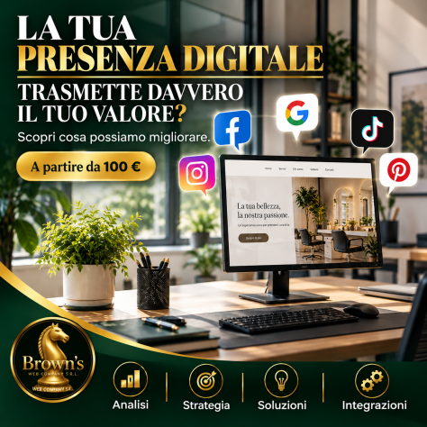 Hai un'attività? Scopri cosa potremmo migliorare a partire da 100 €