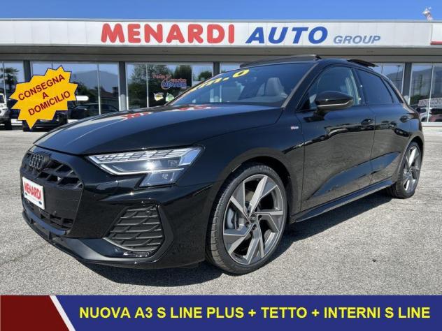 Audi A3 SPB 35 TDI S Tronic S line edition S-LINE + TETTO + INTERNI S LINE