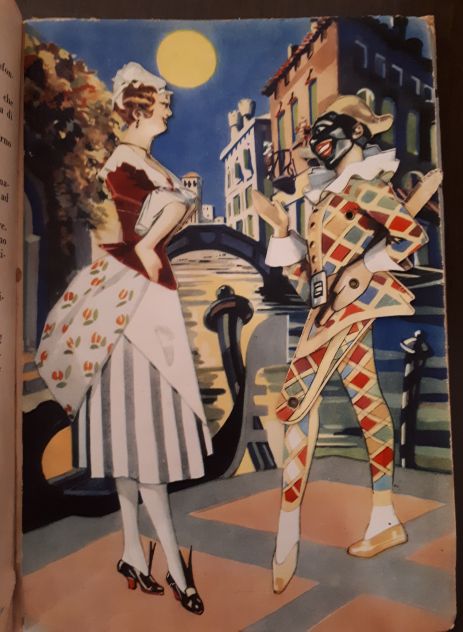 LE MASCHERE animate, Italiano Marchetti, Disegni animati di A. Mussino, 1944. - Foto 6