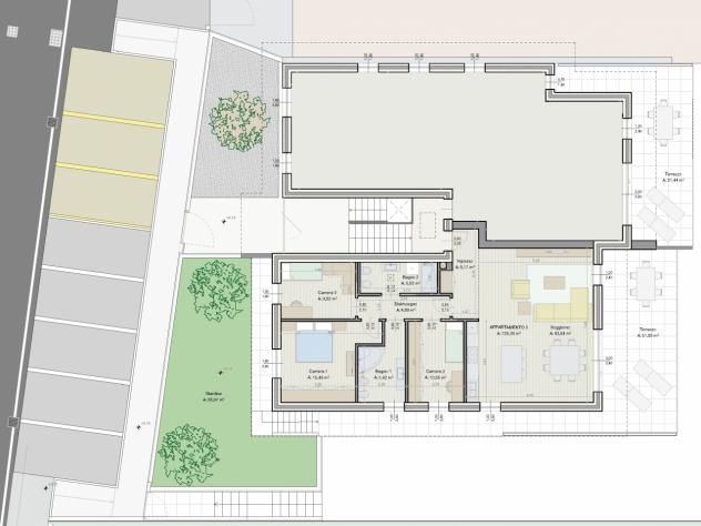 CALUSCO D'ADDA - NUOVO 4 LOCALI CON TERRAZZO E DOPPI SERVIZI: In prossimità a tutti i servizi necessari, proponiamo nuovo e splendido appartamento di - Foto 16