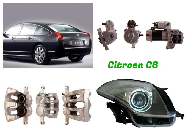 CITROEN C6 fanale radiatore braccetto debimetro semiasse cerchi
