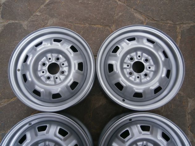 CERCHI RUOTA FIAT RITMO ABARTH 105 TC SUPER LANCIA BETA SPIDER COUPE' 5,5X14 - Foto 3