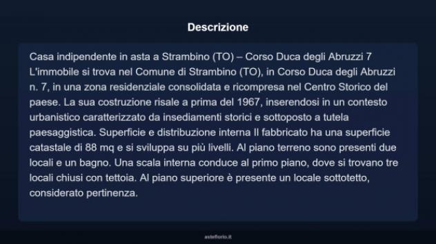Immobile in asta di 88 m² in vendita a Strambino - Foto 5