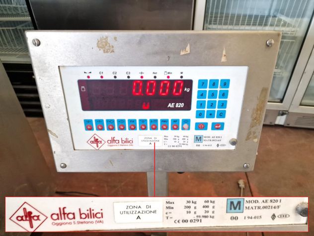 bilancia elettronica 30/60kg usata - Foto 2