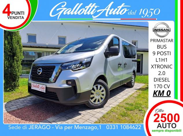 Nissan Primastar L1H1 Bus 9 POSTI aut.+IVA-NESSUN OBBL. FIN.