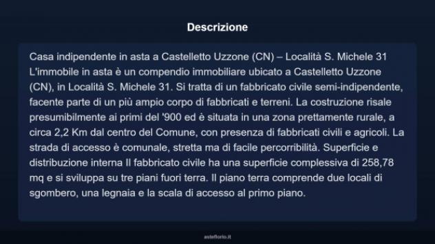 Immobile in asta di 258 m² in vendita a Castelletto Uzzone - Foto 3