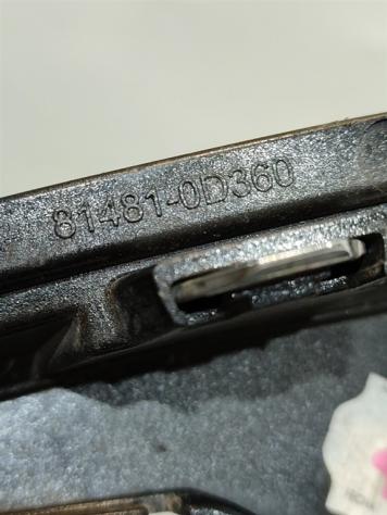 CORNICE COVER FENDINEBBIA ANT. DX TOYOTA Yaris Serie 81481-0D360 52030-0D140 1KRFE (1720) - Foto 4