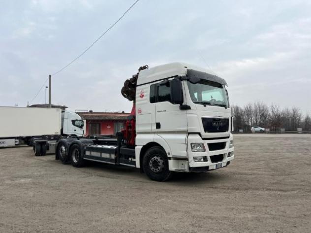 MAN MAN TGX 26.480 SCARRABILE CON GRU rif. 23825088 - Foto 9