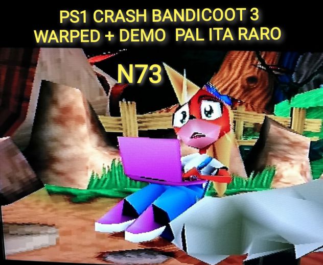 PS1 CRASH BANDICOOT 3 WARPED + DEMO  PAL ITA RARO - Foto 5
