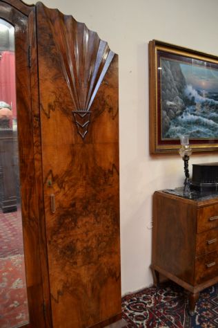Armadio tre ante stile Art Déco degli anni 50 - Foto 7