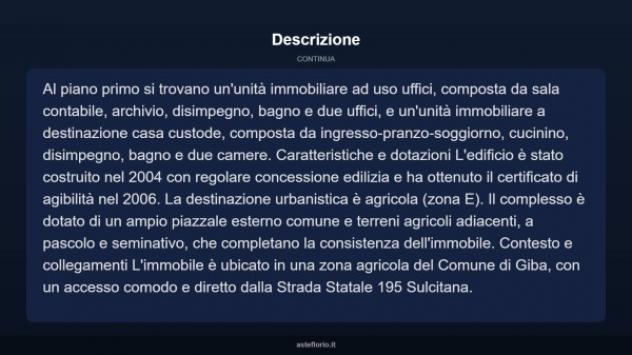 Immobile in asta di 16875 m² in vendita a Giba - Foto 5
