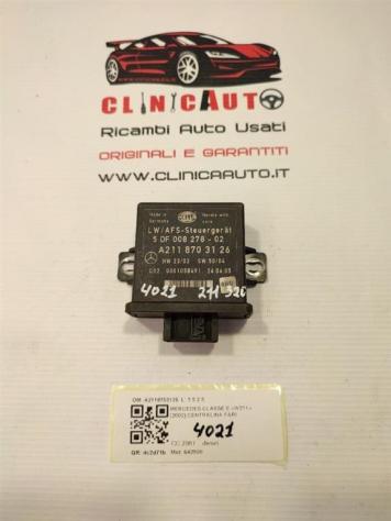 CENTRALINA FARI MERCEDES Classe E Berlina W211 A2118703126 (0207)