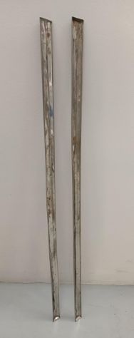 Coppia Modanature / Profili Cromati Laterali per Fiat 128 (Lunghezza 129 cm) - Foto 2
