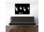 Quadro moderno The Beatles dipinto a mano pop art