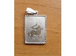 PICCOLO PENDENTE IN ARGENTO USATO DELLO ZODIACO IN TEDESCO (SCHUTZE) SAGITARIO