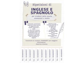 Ripetizioni inglese e spagnolo