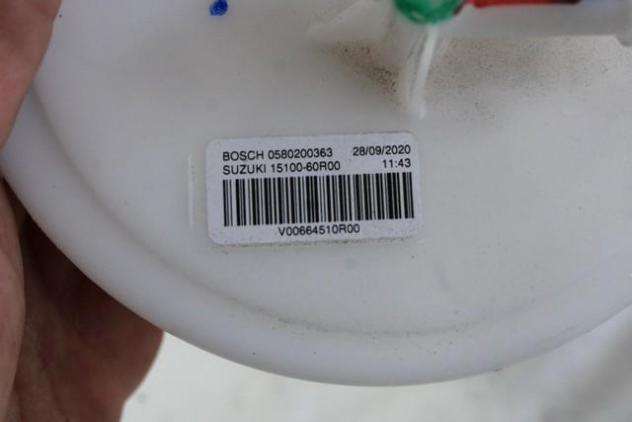 15100-60R00 POMPA CARBURANTE E GALLEGGIANTE SUZUKI VITARA 1.4 I 4X4 95KW 6M 5P (2021) RICAMBIO USATO 0580200363 - Foto 2