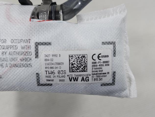 AIRBAG SEDILE SINISTRO AUDI A3 Sportback (8YA) 8Y0880241D (19) - Foto 2