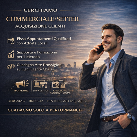 Commerciale acquisizione clienti / Setter