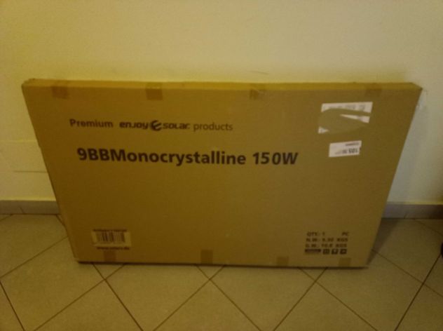 Vendo Pannello solare monocristallino 150 W 12V - Foto 6
