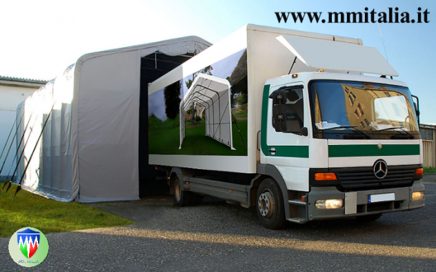 Tendostrutture Tendoni Uso Provvisorie e temporanee 8,0 x 12,0 x 3,0 pvc 720 - Foto 10