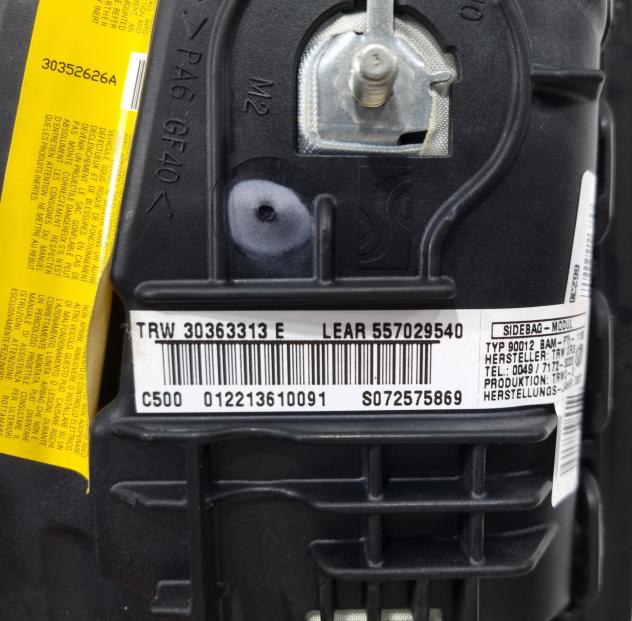 AIRBAG SEDILE DESTRO FIAT Grande Punto 1° Serie 557029540 (0508) - Foto 11
