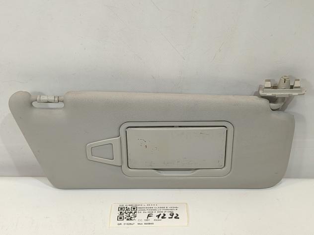 PARASOLE ALETTA LATO PASSEGGERO MERCEDES Classe B W245 1° Serie A1698100210 640940 (0511) - Foto 2