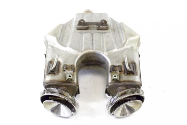 APRILIA SHIVER 900 2B003813 MARMITTA SILENZIATORE DI SCARICO 17 - 20 MUFFLER SILENCER - Foto 2