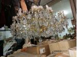candelabro con applique lumi a parete