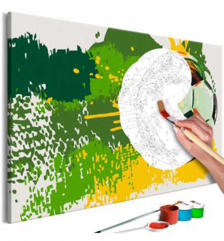 Quadro Fai Da Te 60x40 Cm. Calcio N.2 Arredalacasa Spedizione Gratis - Foto 2