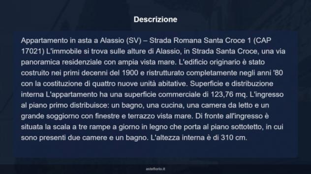 Immobile in asta di 123 m² con più di 5 locali e box auto in vendita a Alassio - Foto 16