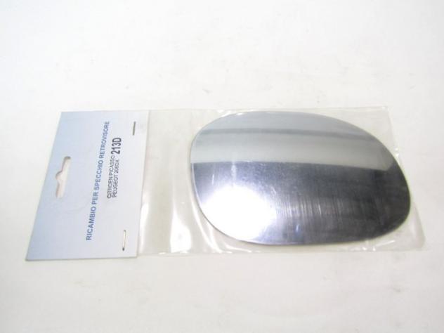 213D VETRO SPECCHIO SPECCHIETTO RETROVISORE DESTRO BIAGI CORRADO PEUGEOT 206 1.9 D 51 KW RICAMBIO NUOVO