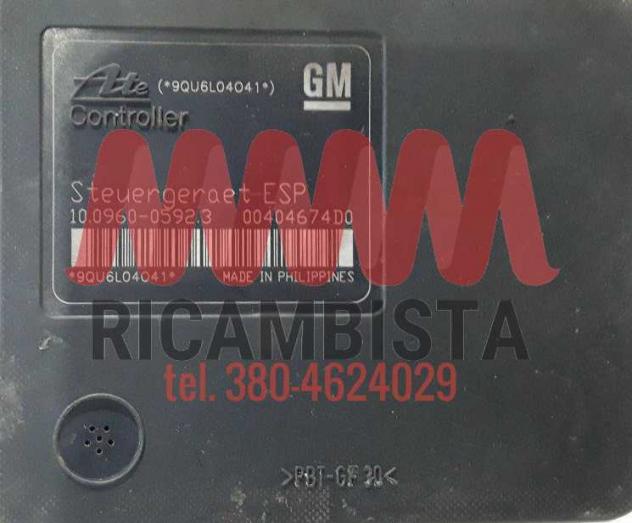 10096005923 Opel Zafira centralina gruppo pompa ABS