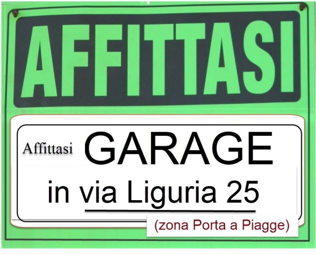 Affittasi AMPIO GARAGE via LIGURIA - zona Porta a Piagge - MediaWord