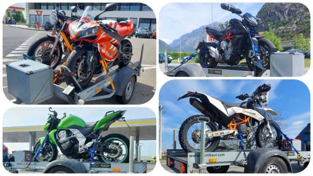 Carrello Portamoto Trasporti e noleggio - Foto 4