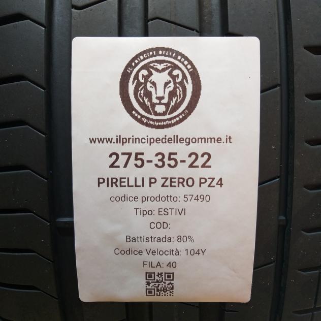 2 GOMME 275 35 22 PIRELLI A57490 - Foto 2