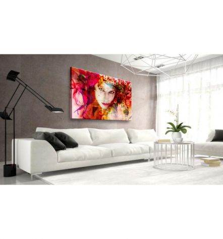 Quadro Con Una Ragazza Che Da I Numeri - ARREDALACASA - Foto 2