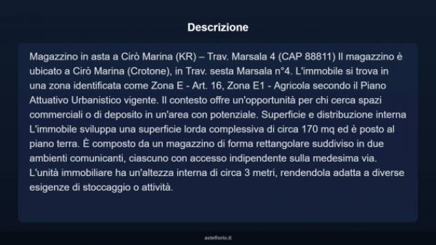 Immobile in asta di 170 m² in vendita a Cirò Marina - Foto 3