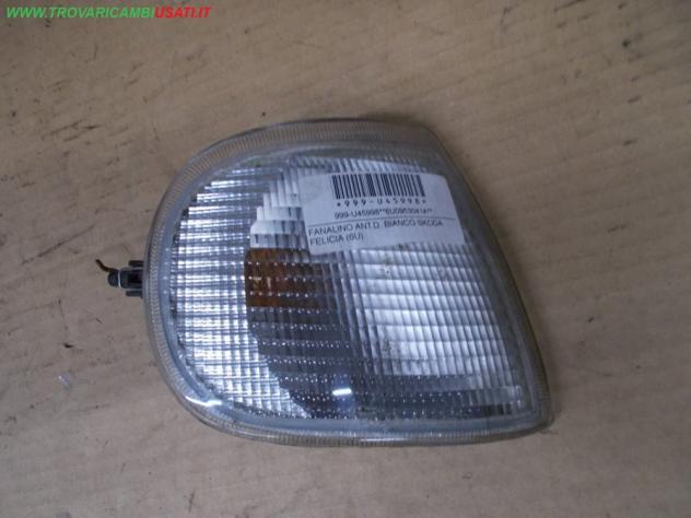 FANALINO ANT.D. BIANCO SKODA FELICIA (6U) Parti elettriche Fanaleria Proiettori Fanalino comple SKODA - FELICIA - 01-02-1995 - 01-02-1998, SKODA -