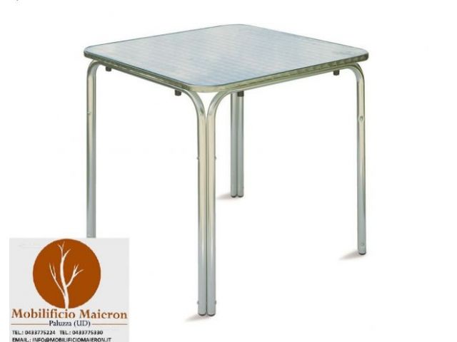 Arredi Pub Ristoranti Pizzerie Prezzo Fabbrica Tavoli 70x70 Alluminio Esterno