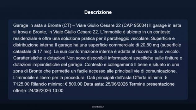 Immobile in asta di 20 m² in vendita a Bronte - Foto 3