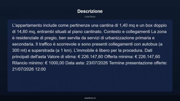 Immobile in asta di 136 m² con più di 5 locali e box auto doppio in vendita a Monza - Foto 16