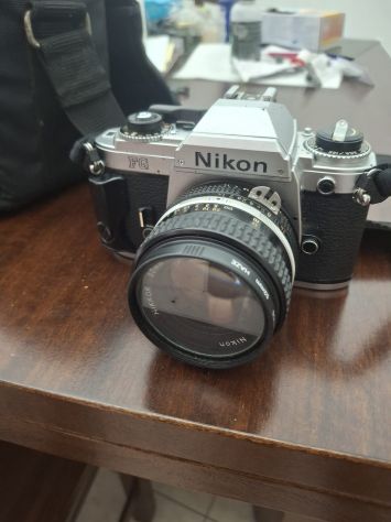 Fotocamera Reflex Vintage Nikon FG  Obiettivo Nikon - Foto 4
