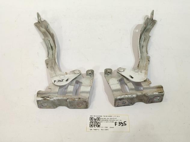 CERNIERE COFANO ANTERIORE DX E SX KIA Rio 4° Serie 791101W000 791201W000 D4FC (11) - Foto 2