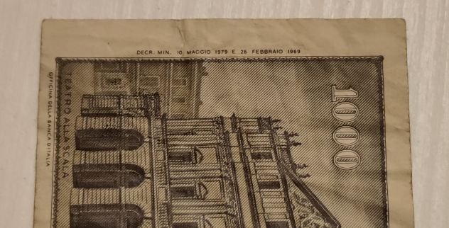 Banconota 1000 lire Giuseppe Verdi - Foto 3