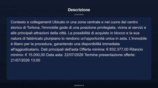 Immobile in asta di 940 m² in vendita a Tortona - Foto 8