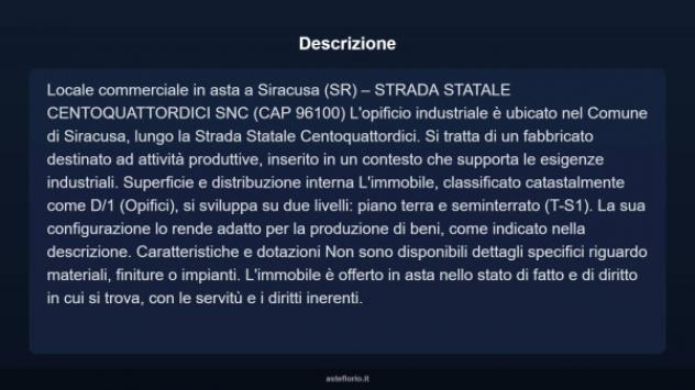 Immobile in asta di 2100 m² in vendita a Siracusa - Foto 3