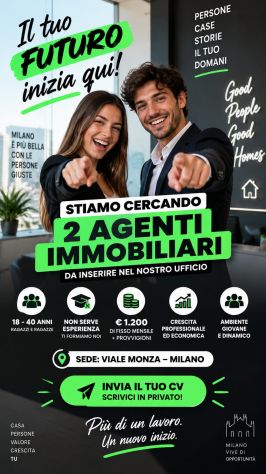 Agente Immobiliare – Anche Senza Esperienza | Fisso €1.200 + Provvigioni”